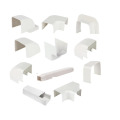 PVC Plastic Universal AC Pièces de secours décoratives Mini Split Ligne Couvre-climatiseur Couperage de conduit COUR COURTURE DROITE